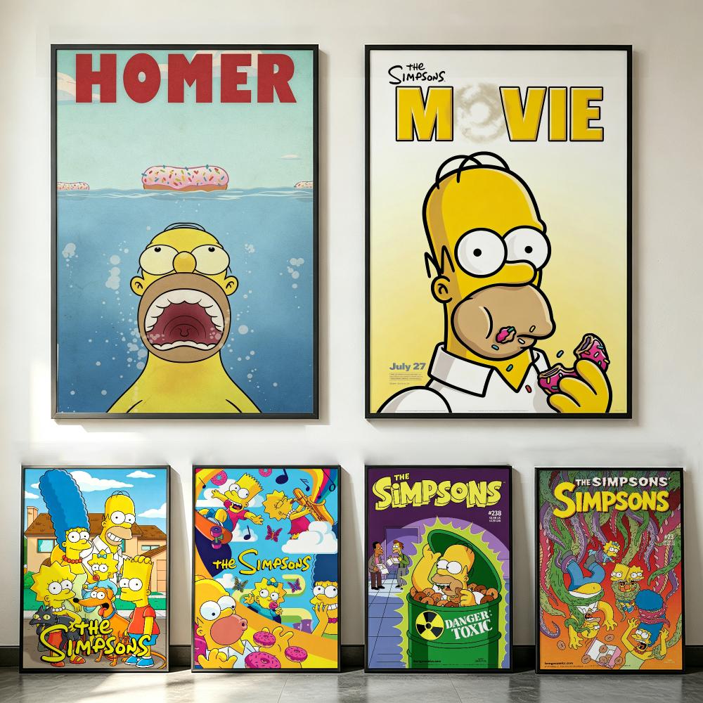 Home Office Wallpaper - anime The Simpsons Poster Poster HD