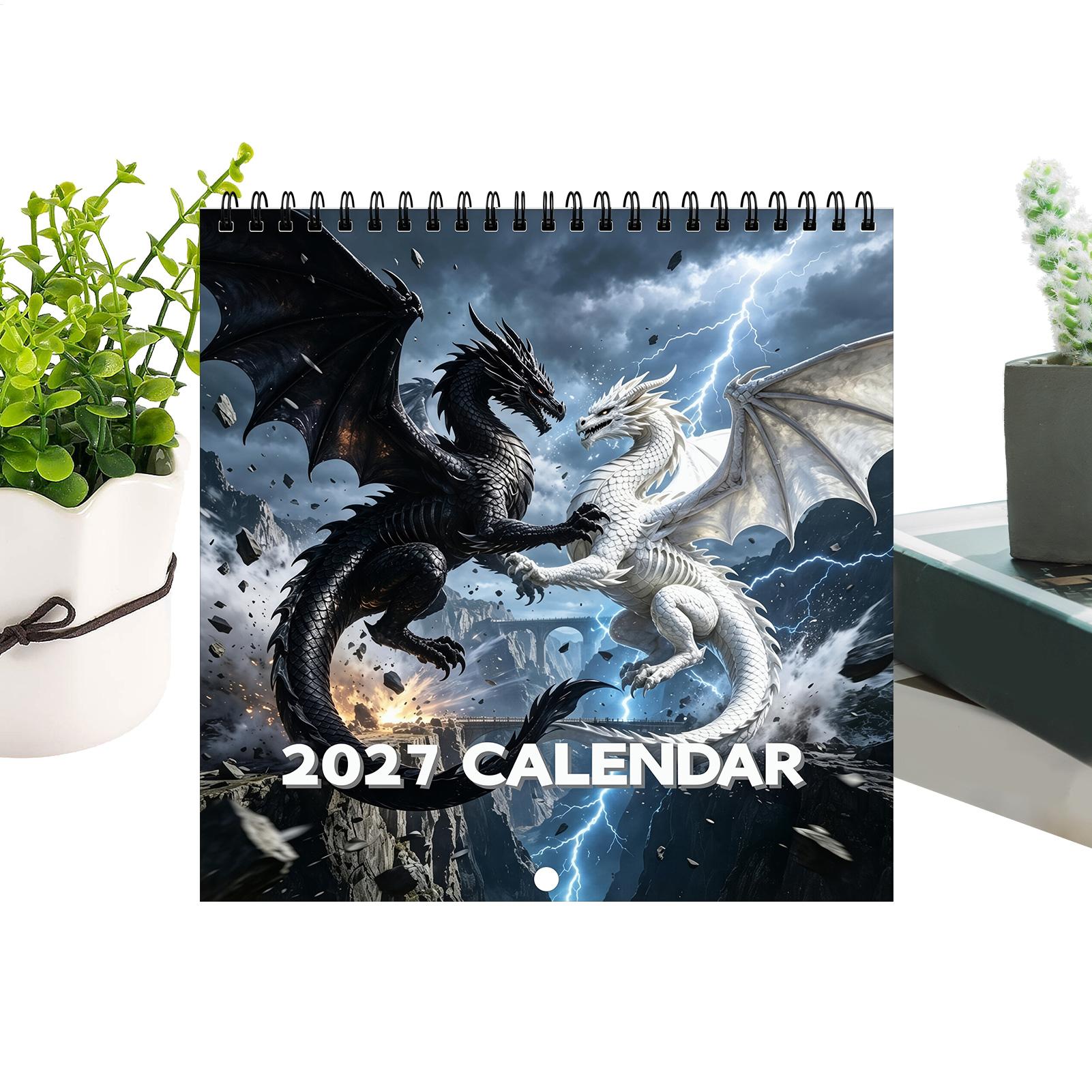 2027 Dragon Spiral Bound Wall  - Home Office Wallpaper 评论和价格