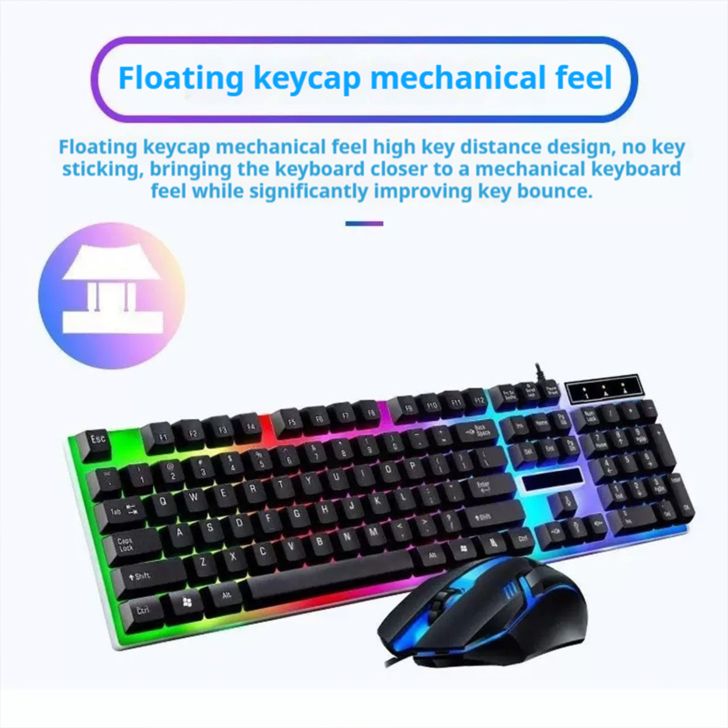 Gamer Keyboard And Mouse PC Ga - English Home Office 评论和价格