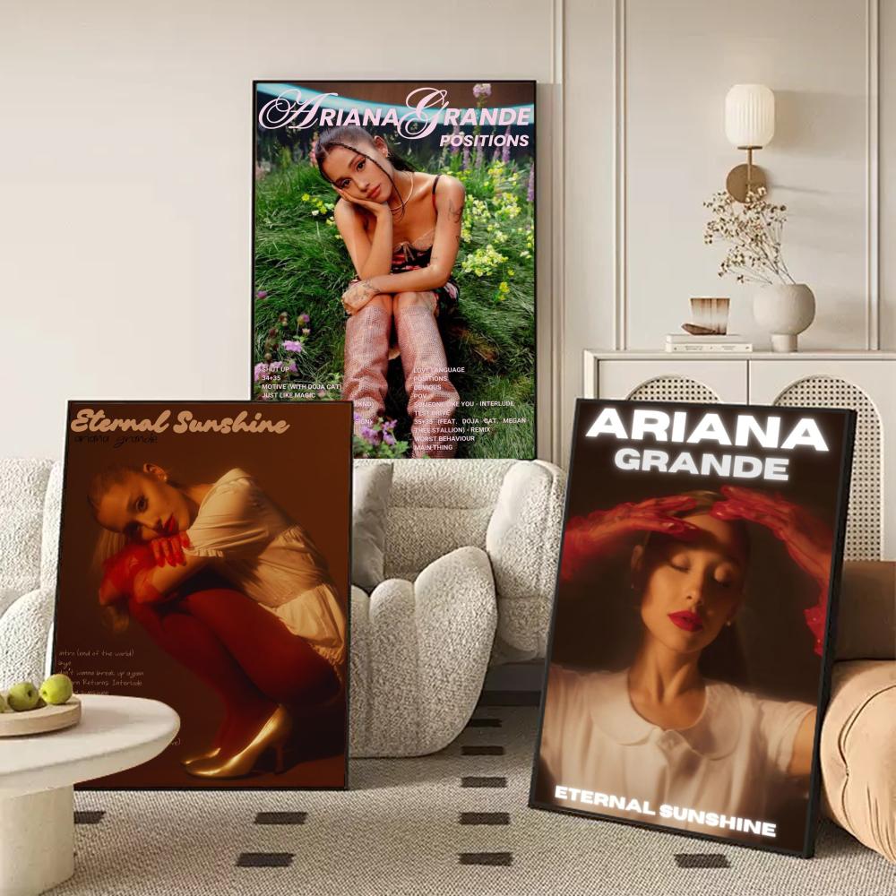 Pop Singer A-Ariana G-Grande P - Home Office Wallpaper 评论和价格