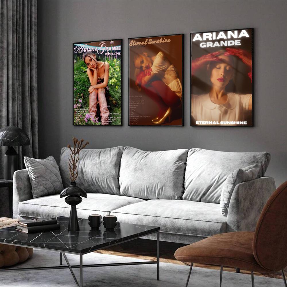 Pop Singer A-Ariana G-Grande P - Home Office Wallpaper 评论和价格