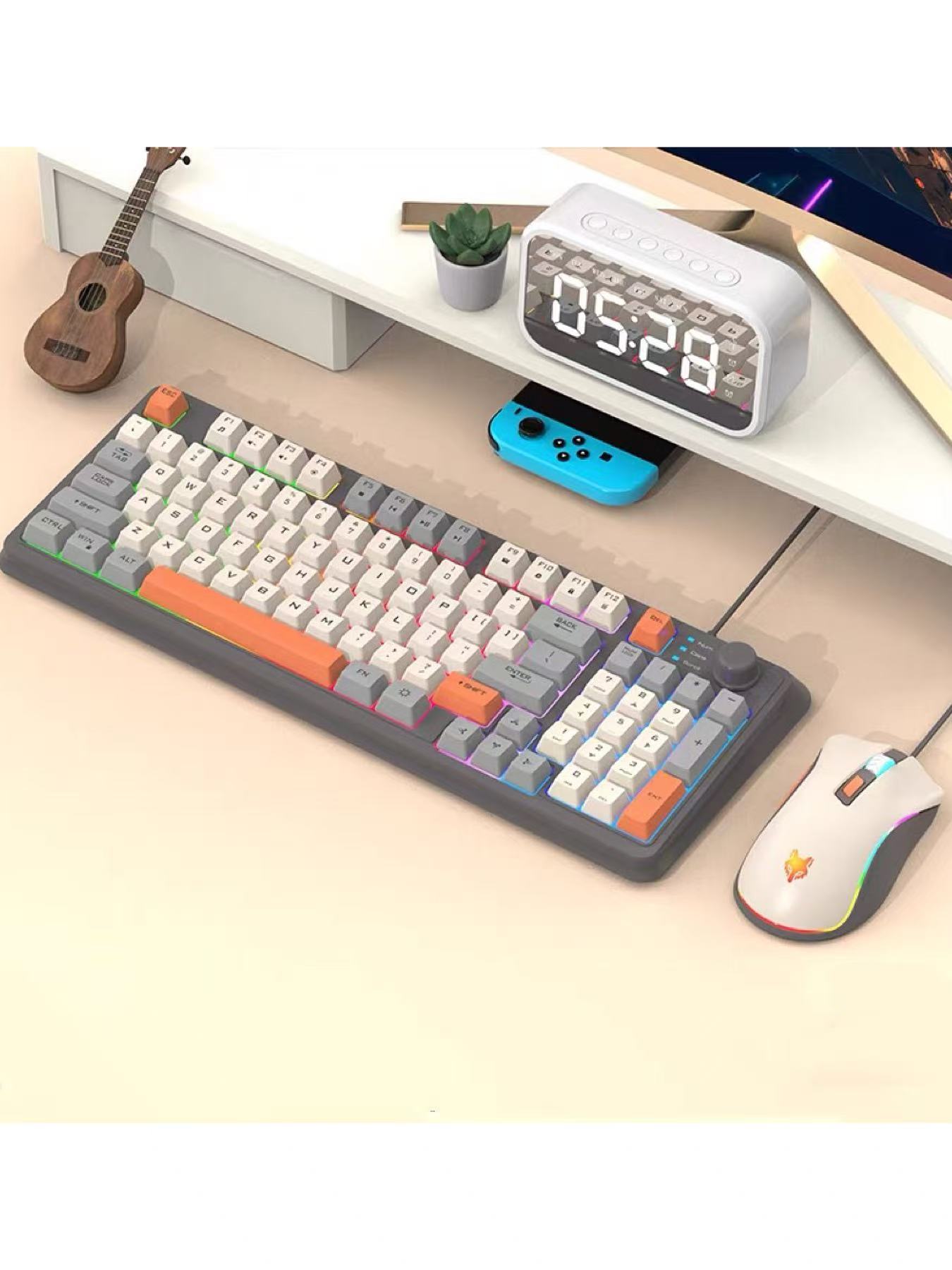 K820 USB Wired Gaming Keyboard - English Home Office 评论和价格