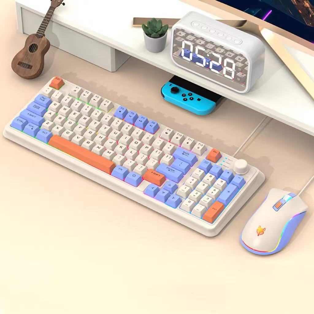 K820 USB Wired Gaming Keyboard - English Home Office 评论和价格