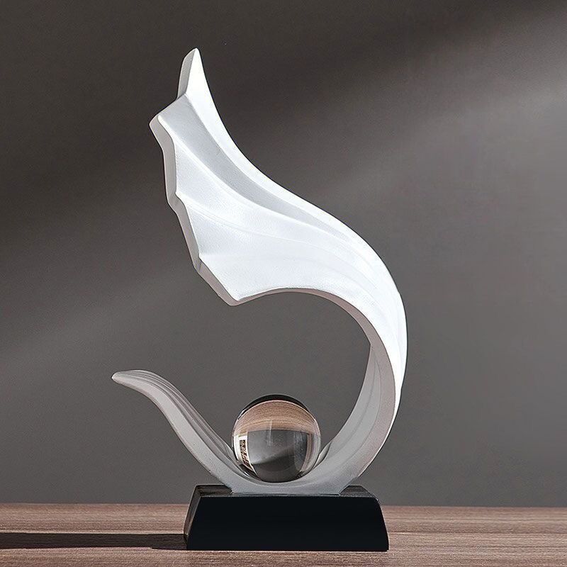 Crystal Ball Resin Sculpture F - Home Office Furniture Sets 评论和价格