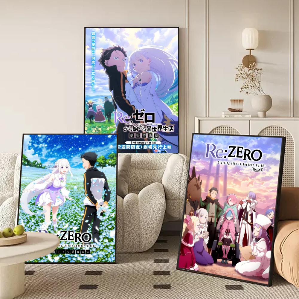 Anime R-Re Zero Poster Perfect - Home Office Wallpaper 评论和价格