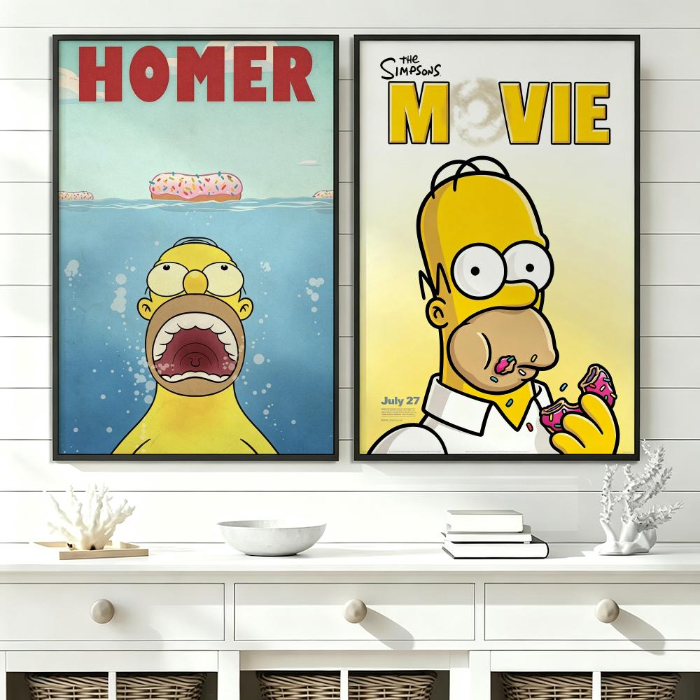 anime The Simpsons Poster Post - Home Office Wallpaper 评论和价格