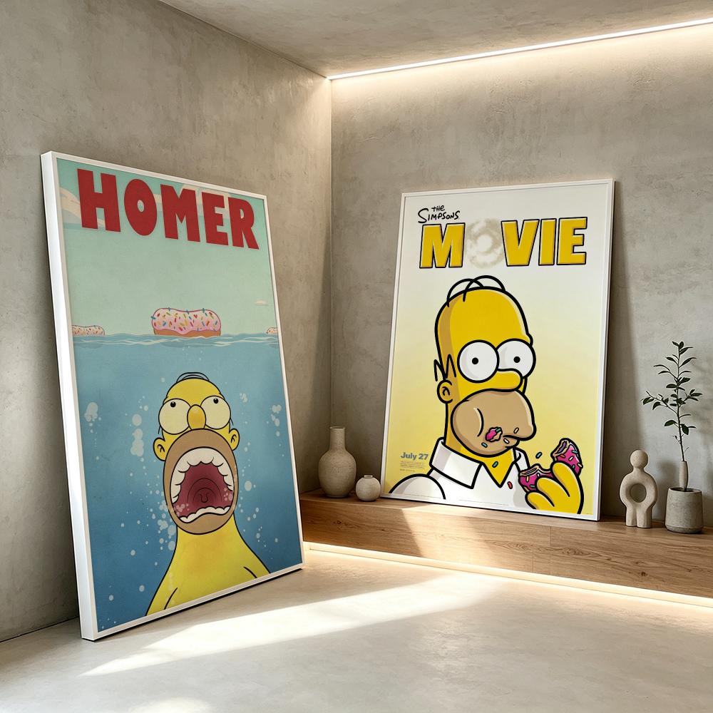 anime The Simpsons Poster Post - Home Office Wallpaper 评论和价格