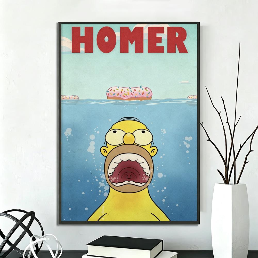 anime The Simpsons Poster Post - Home Office Wallpaper 评论和价格