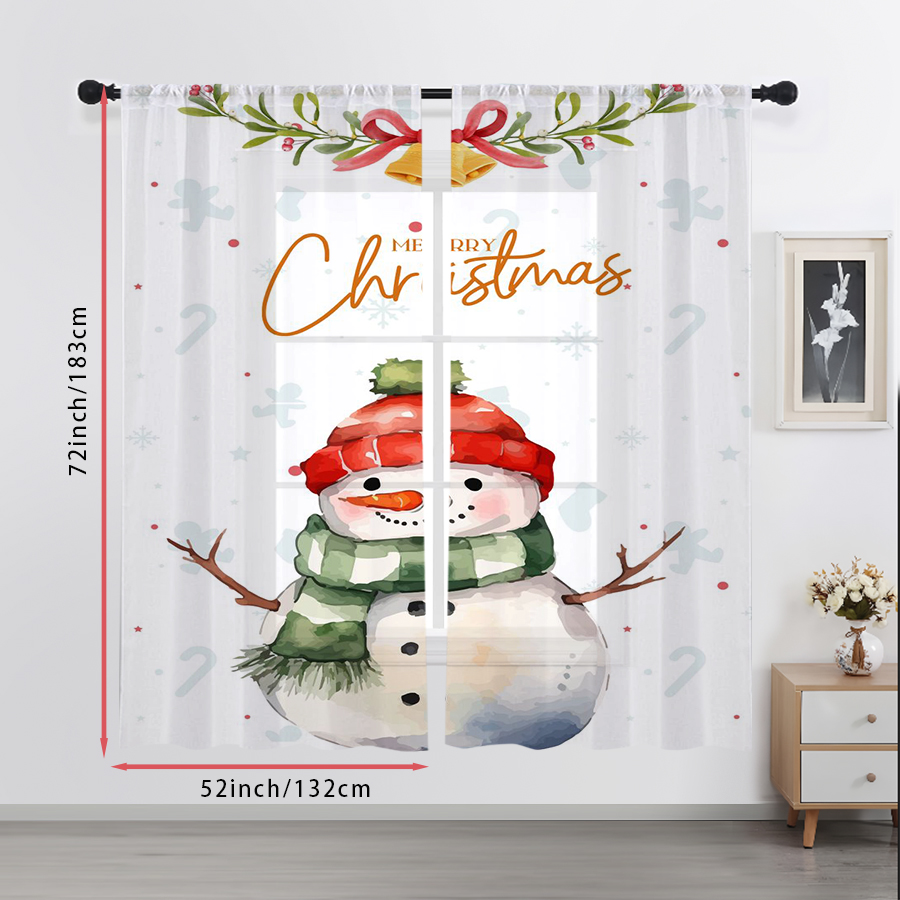 2PCS Merry Christmas Snowman S - Home Office For 评论和价格