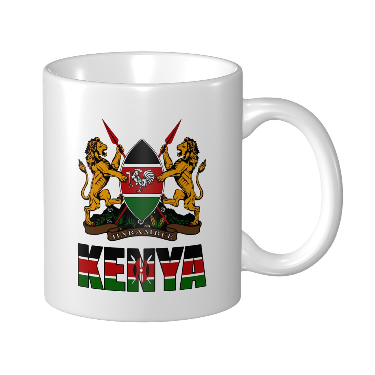 Mark Cup Mug Kenya Letter Flag - Home Office Kenya 评论和价格
