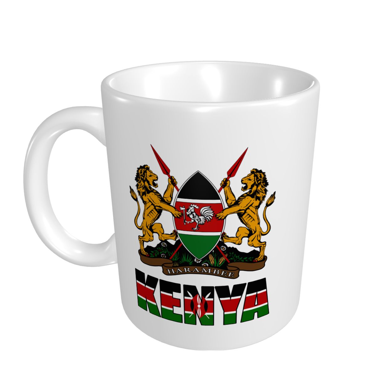Mark Cup Mug Kenya Letter Flag - Home Office Kenya 评论和价格