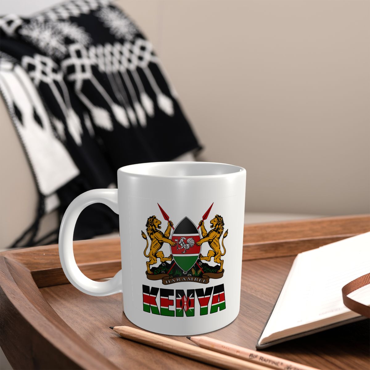 Mark Cup Mug Kenya Letter Flag - Home Office Kenya 评论和价格