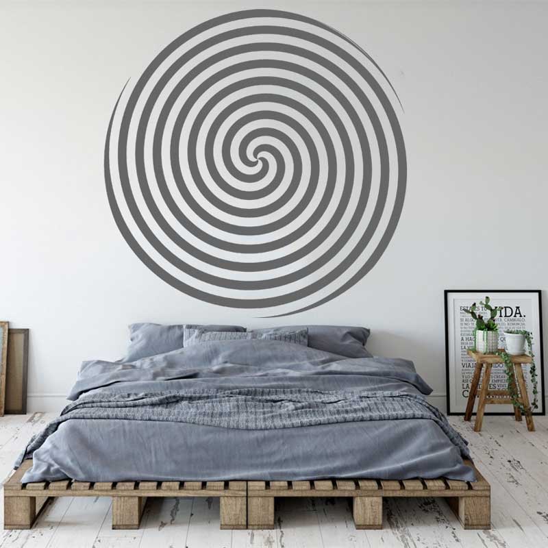 Circle Design Spiral Vision Wa - Home Office Wallpaper 评论和价格