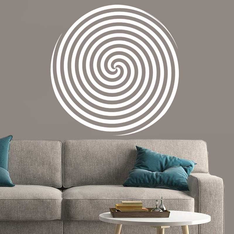 Circle Design Spiral Vision Wa - Home Office Wallpaper 评论和价格