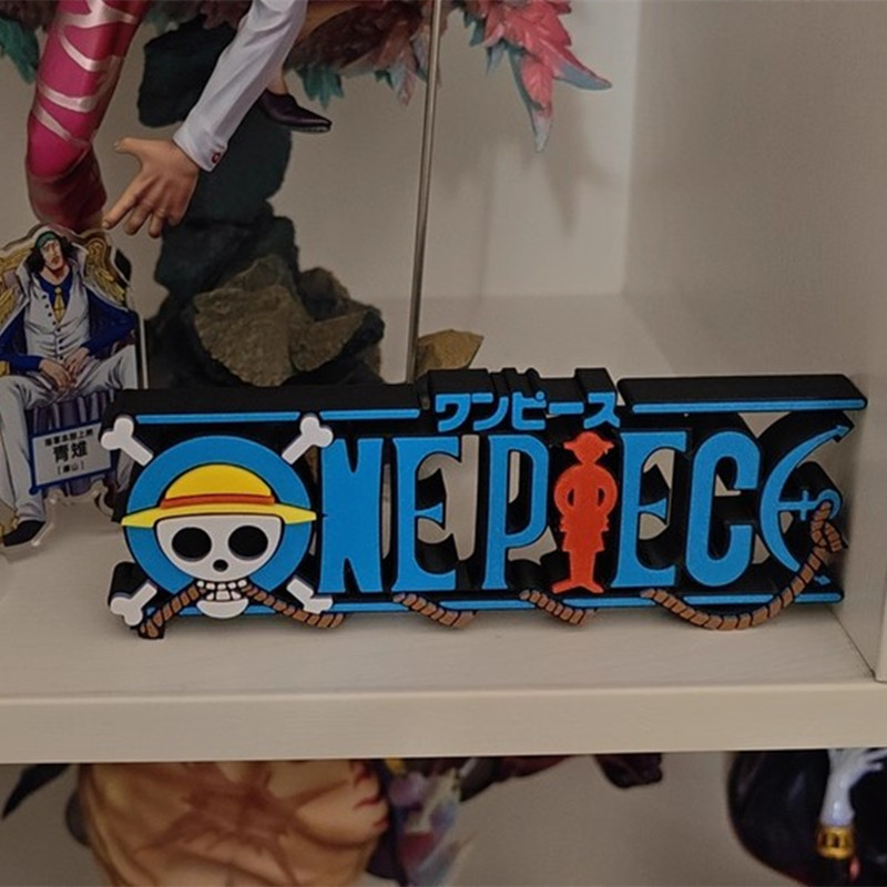3D Logo One Piece Printed Sign - Home Office Romance Manga 评论和价格