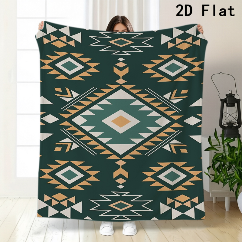 Pastel Navajo Striped Throw Bl - Home Office Guest Room 评论和价格