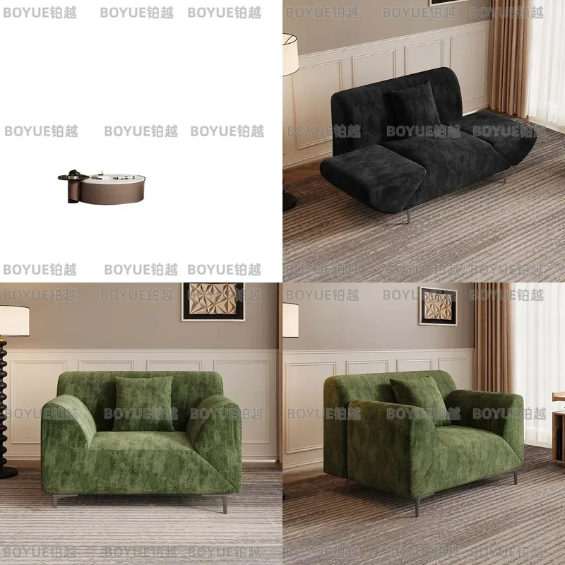 Luxury Fabric Sofa Bed for Sma - Home Office Guest Room 评论和价格