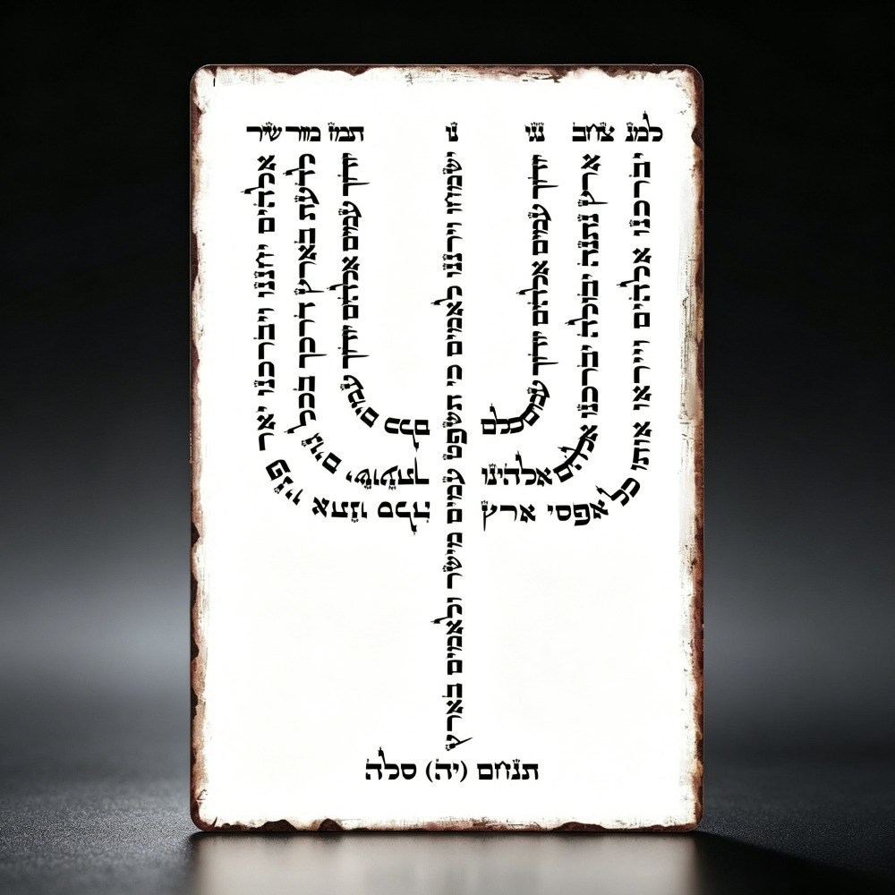 CIFBUY Vintage Hebrew YHVH Alu - Home Office For 评论和价格