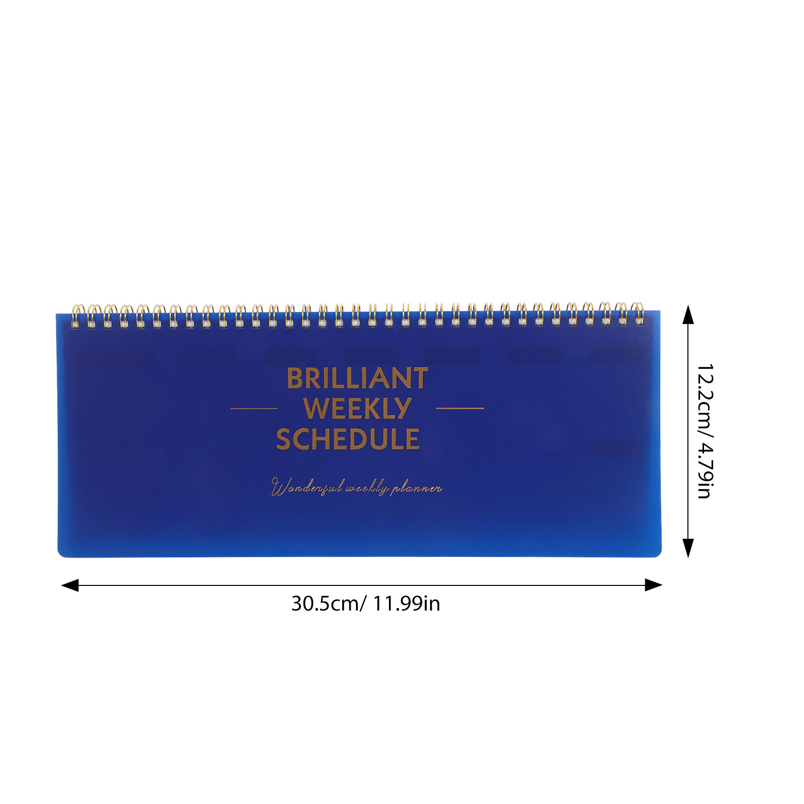 Blue Weekly Planner Undated En - English Home Office 评论和价格