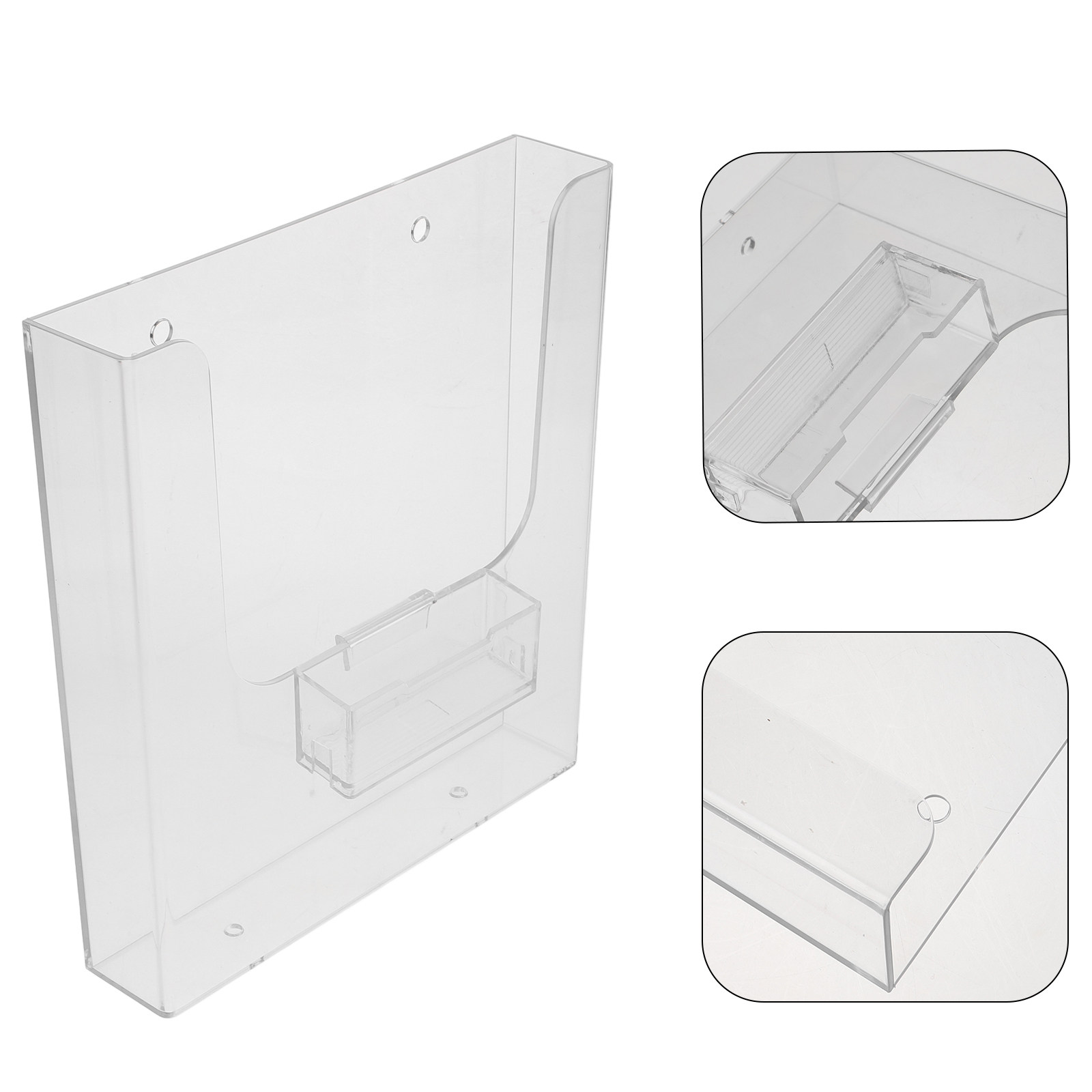Wall Mount Acrylic Paper Holde - Home Office Wallpaper 评论和价格
