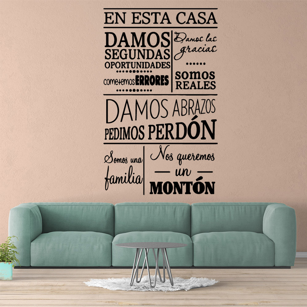 1 pc Spanish Motivational text - Home Office Wallpaper 评论和价格