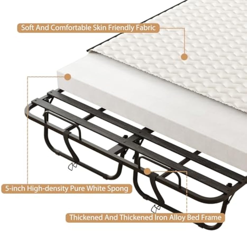 Folding Bed With Memory Foam M - Home Office Guest Room 评论和价格
