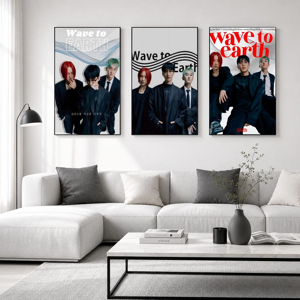 Band Wave To Earth Poster High - Home Office Wallpaper 评论和价格