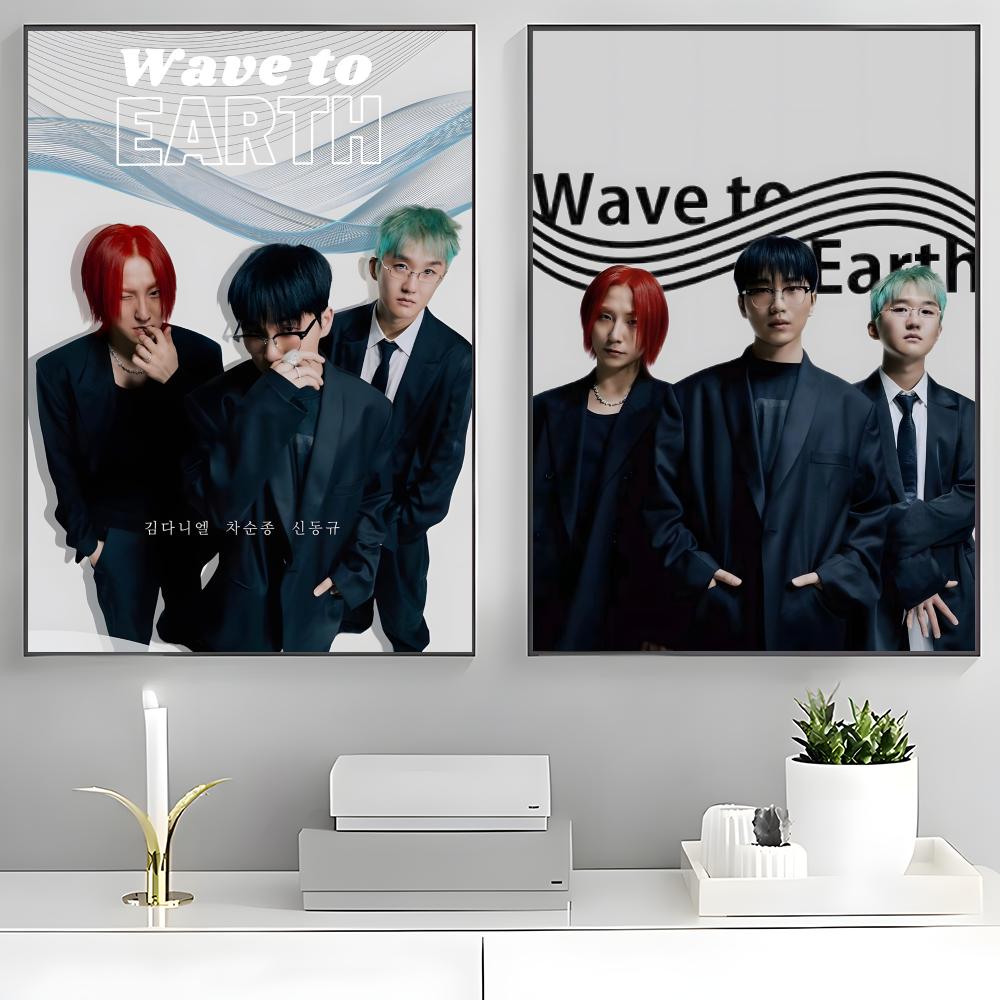 Band Wave To Earth Poster High - Home Office Wallpaper 评论和价格