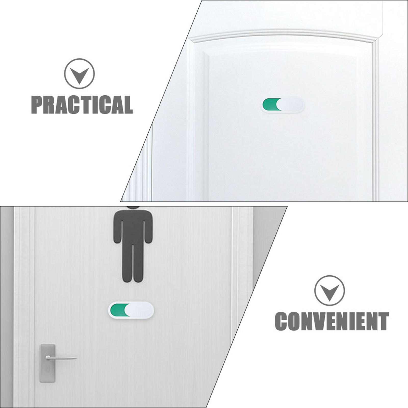 2Pcs Vacant Occupied Sign for  - Home Office Vacantes 评论和价格