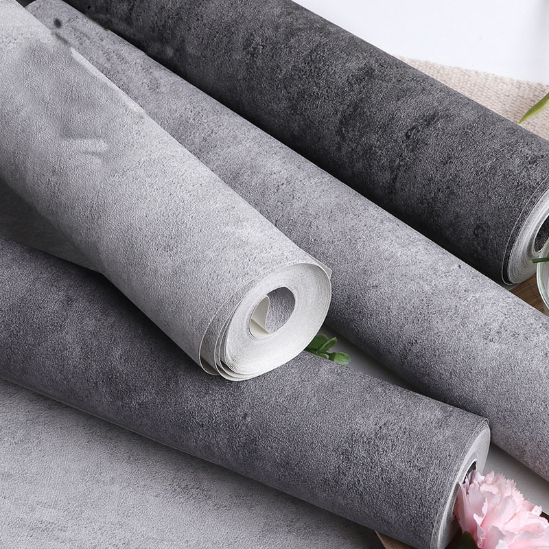 Cement Gray Peel & Stick Wallp - Home Office Wallpaper 评论和价格