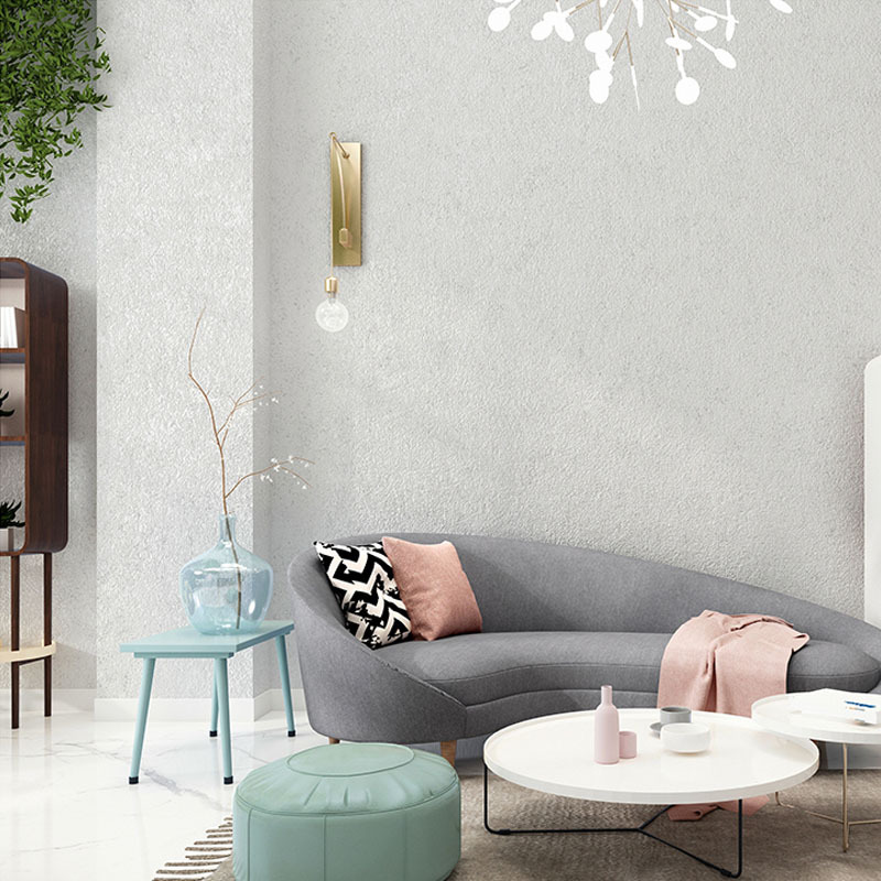 Cement Gray Peel & Stick Wallp - Home Office Wallpaper 评论和价格