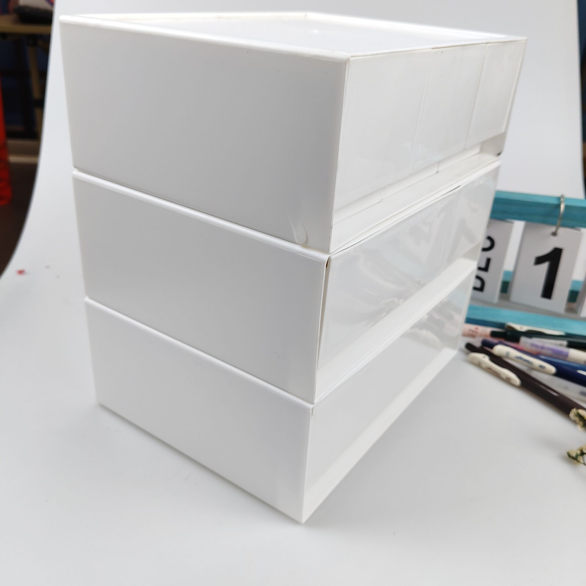 Desktop Storage Box, Drawer, C - Home Office Furniture Sets 评论和价格