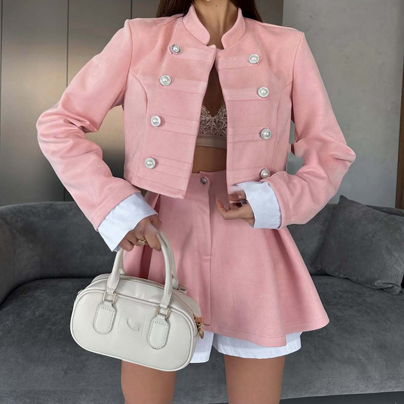 Casual Stand Collar Women's Co - Home Office For Two 评论和价格