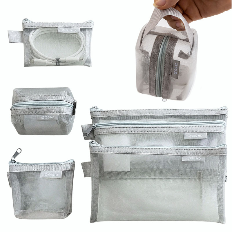 Gray Mesh Organizer Bags – for - Home Office Furniture Sets 评论和价格