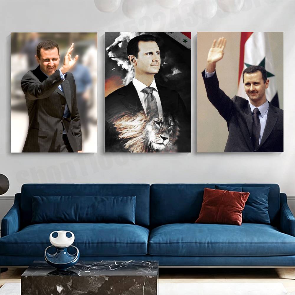 B-Bashar A-Assad Syria Poster  - Home Office Wallpaper 评论和价格